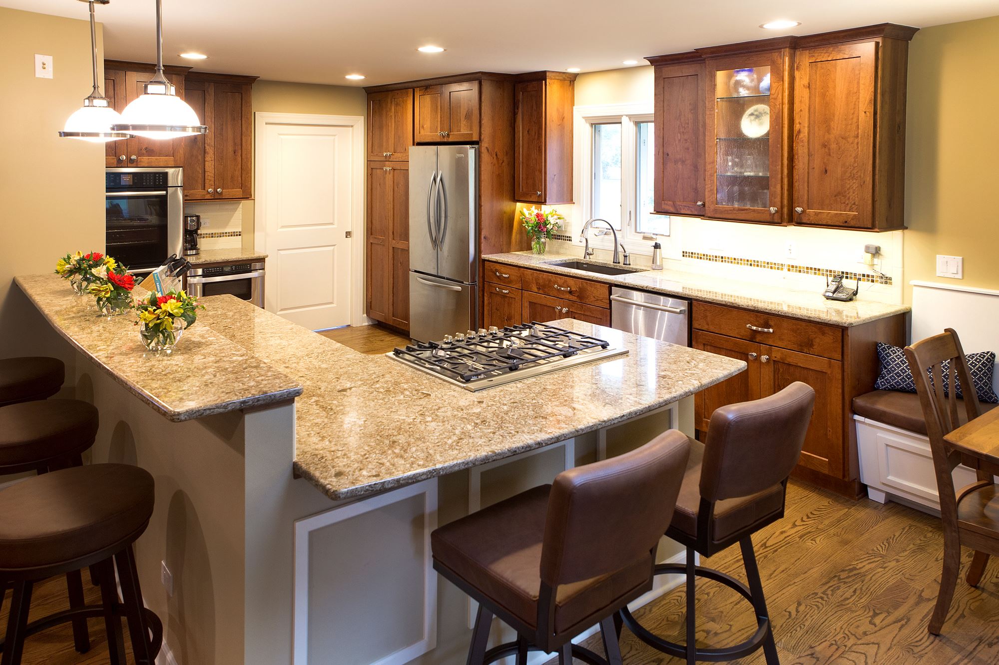 Functional Open Kitchen | Gallery | Custom Wood Products - Handcrafted ...