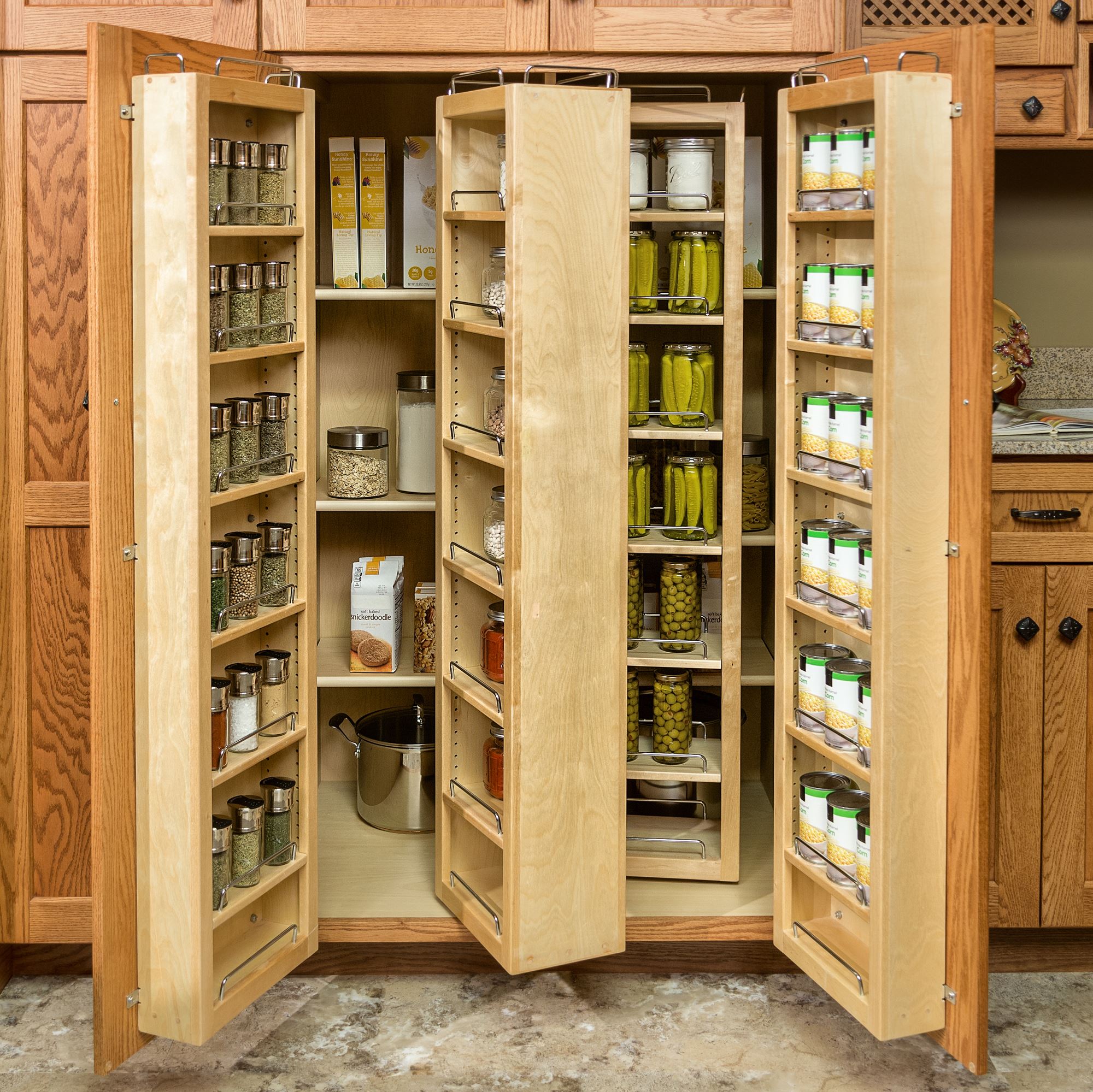 Custom Kitchen Pantry Organizer Systems & Storage Solutions